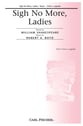 Sigh No More, Ladies SSAA choral sheet music cover